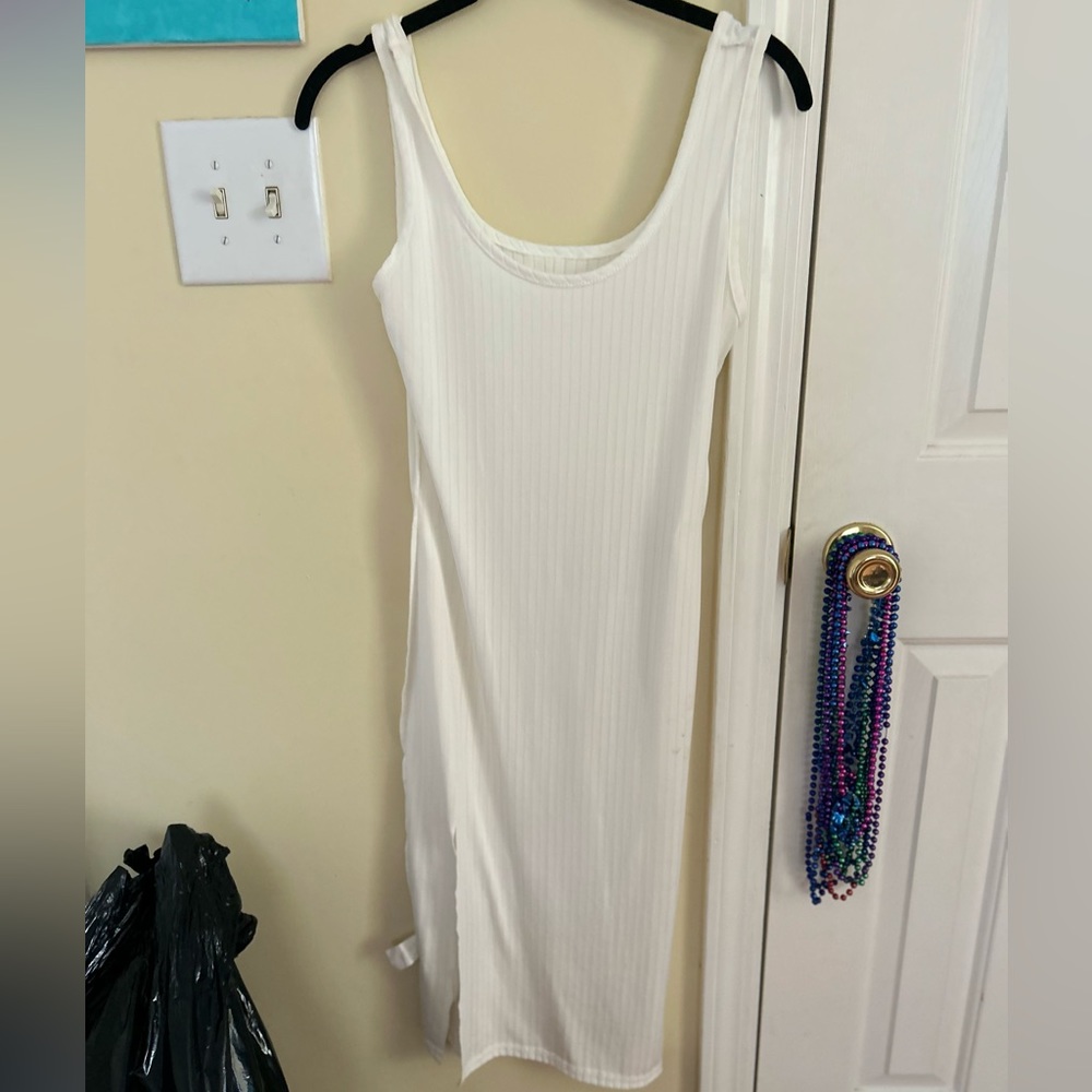 White long dress from a little store idk the name